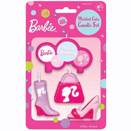 Barbie Doll Birthday Candle Set